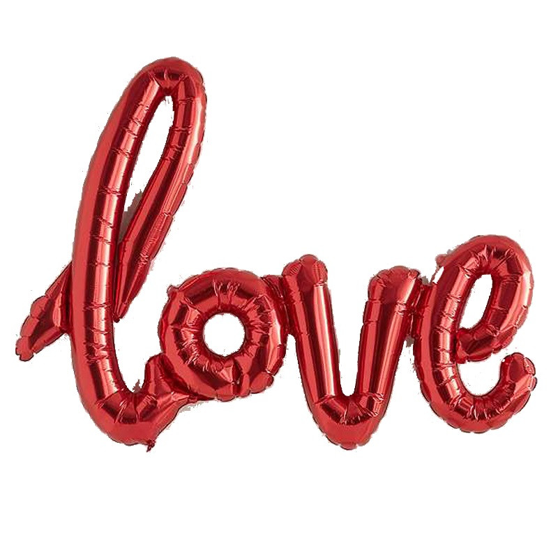 بادکنک فویلی طرح love
