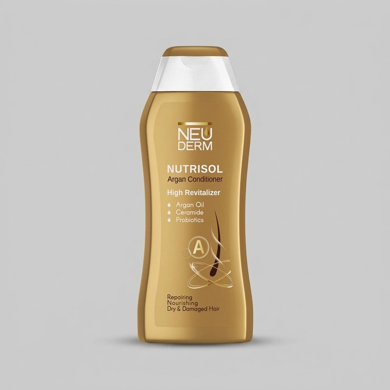 نرم کننده مو نئودرم مدل argan حجم 300 میلی لیتر