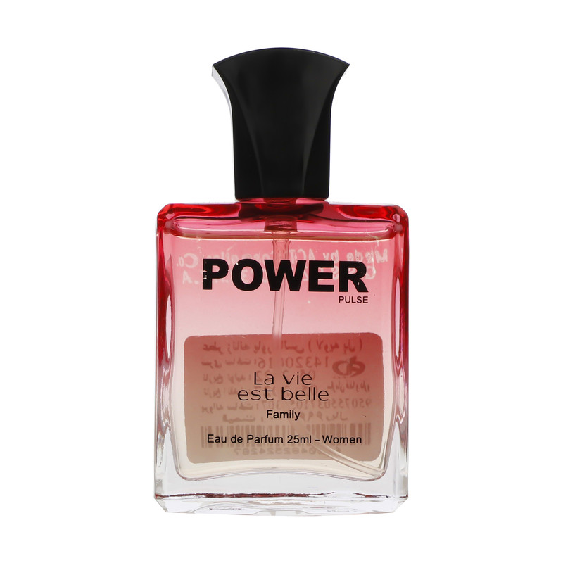 عطر جیبی زنانه پاور پالس مدل لاویه بل حجم 25 میلی لیتر