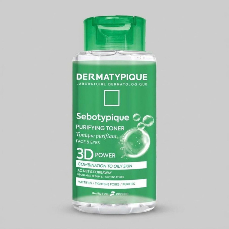 تونر پاککننده صورت درماتیپیک مدل sebotypique مناسب برای پوست چرب حجم 250 میلیلیتر