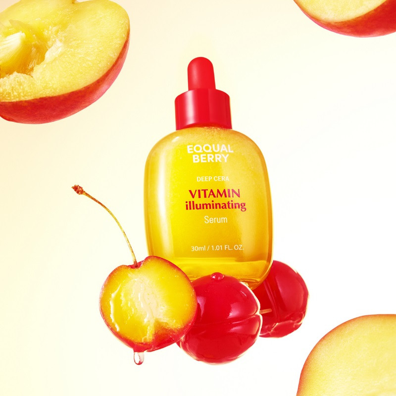 سرم ضد لک و روشنکننده پوست اکوال بری مدل Vitamin Illuminating مناسب برای انواع پوست حجم 30 میلی لیتر