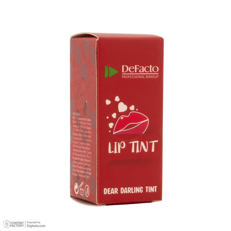 تینت لب دیفکتو مدل professional شماره 4