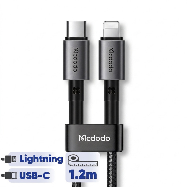 کابل تبدیل لایتنینگ به USB-C مک دودو مدل CA-2850 طول 1.2 متر