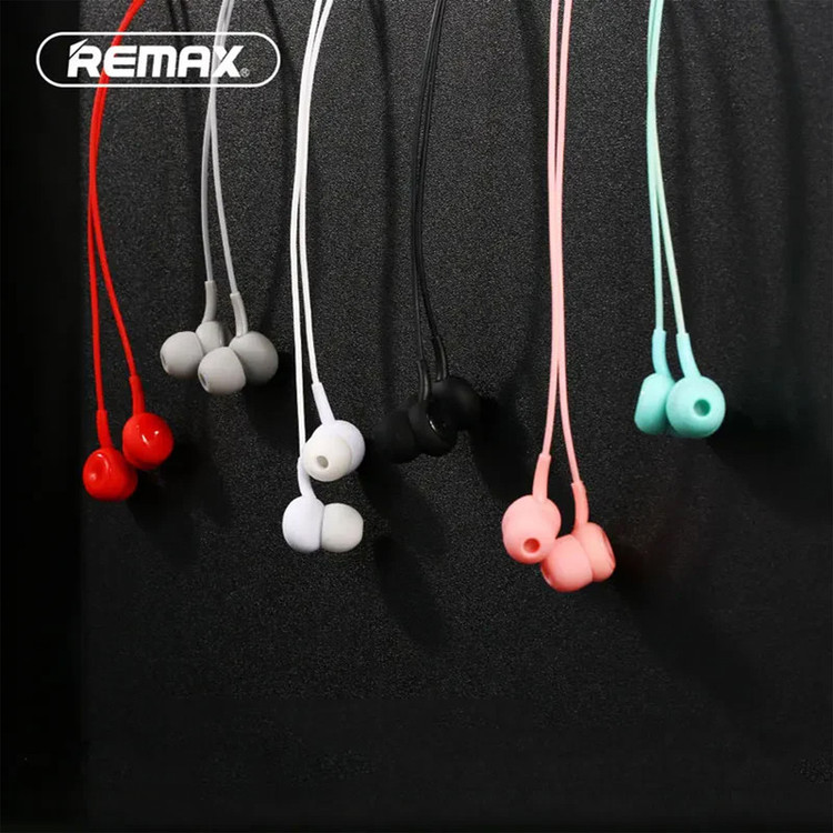 هندزفری ریمکس مدل RM-510 بدون قابلیت نویز کنسلینگ، اتصال از طریق جک 3.5 میلیمتری صدا، دارای کنترلر اینلاین، کابل با روکش پلاستیکی