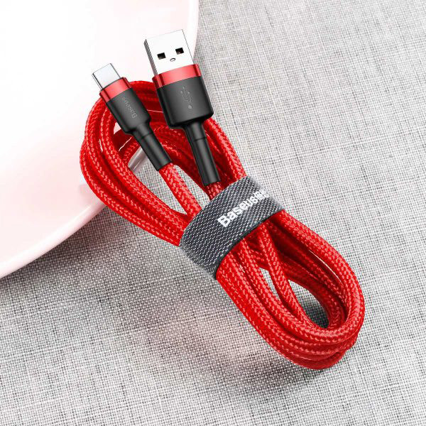 کابل تبدیل USB به USB-C باسئوس مدل CATKLF-CG1 Cafule طول 2 متر