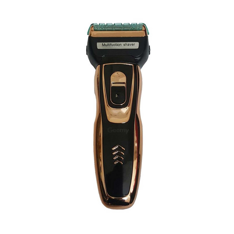 ماشین اصلاح صورت جیمی مدل GM-595 با تیغه استیل ضدزنگ، صفرزن فویلی، استفاده خشک و مرطوب، سری مو زن بینی و خط زن، شارژ سریع 480 دقیقه و 60 دقیقه استفاده بدون سیم