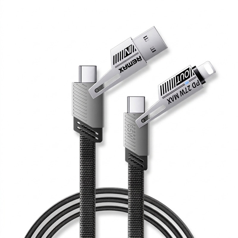 کابل تبدیل USB-C / USB به USB-C / لایتنینگ ریمکس مدل RC-C189  طول 1 متر
