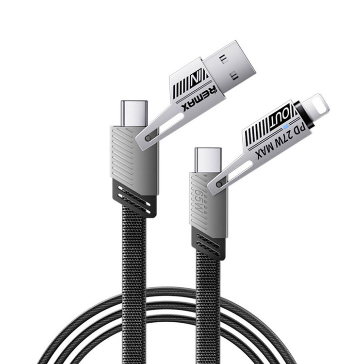 کابل تبدیل USB-C / USB به USB-C / لایتنینگ ریمکس مدل RC-C189 طول 1 متر
