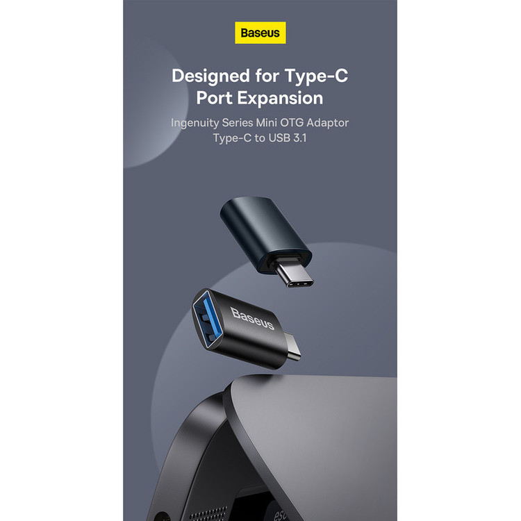 مبدل USB-C به USB 3.1 بیسوس مدل 10Gbps-OTG