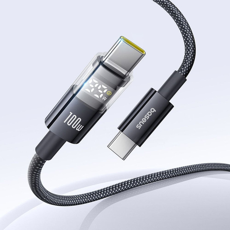 کابل تبدیل USB-C بیسوس مدل Display 2 Fast Charging طول 2 متر