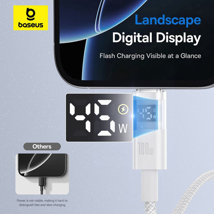 کابل تبدیل USB-C بیسوس مدل Display 2 Fast Charging طول 2 متر
