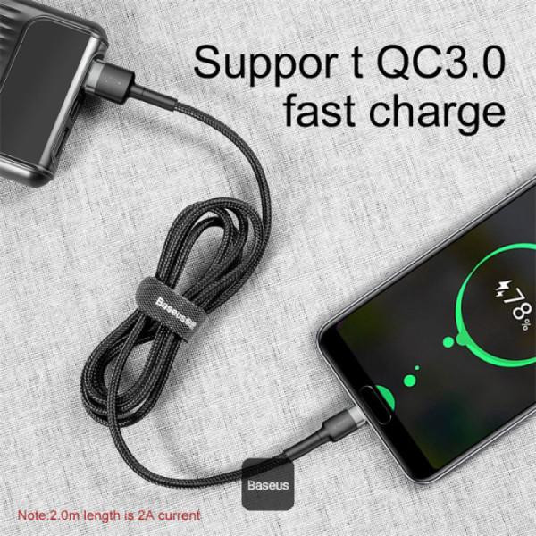 کابل تبدیل USB به USB-C باسئوس مدل Cafule طول 1 متر
