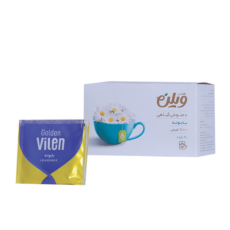 دمنوش گیاهی بابونه گلدن ویلن بسته 20 عددی