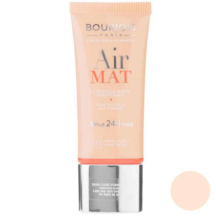 کرم پودر بورژوآ سری Air Mat مدل Light Beige 03 حجم 30 میلی لیتر