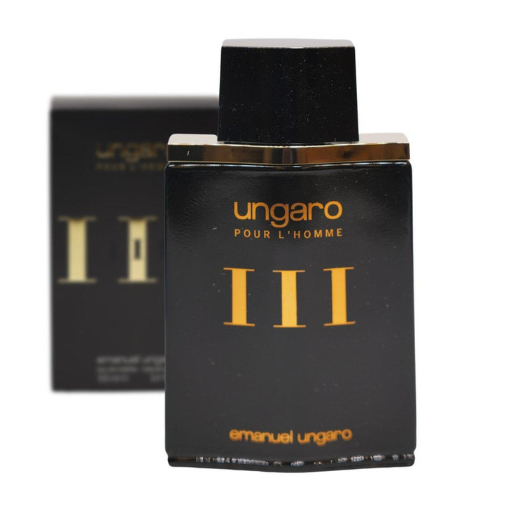 ادو تویلت مردانه امانویل اونگارو مدل Ungaro pour L'Homme III حجم 100 میلی لیتر