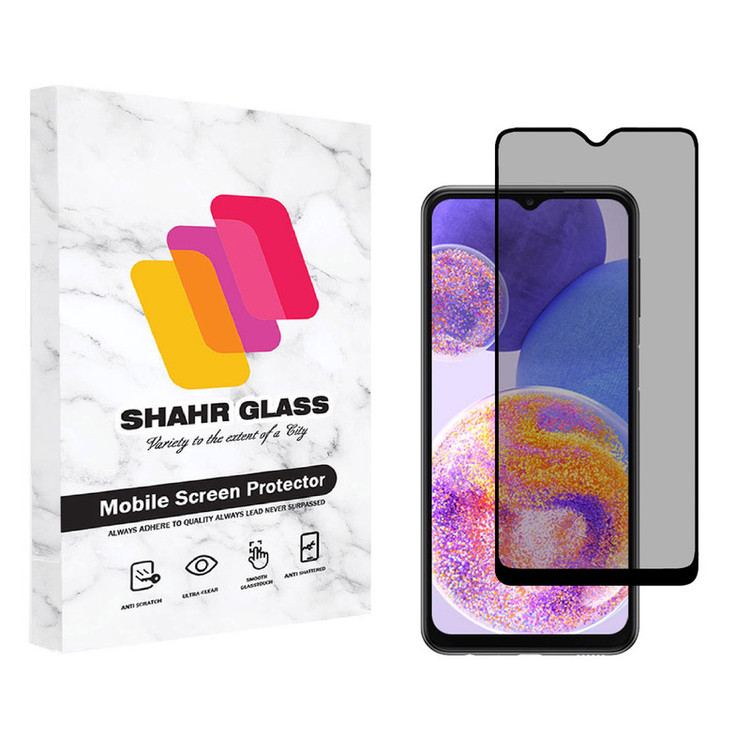 محافظ صفحه نمایش حریم شخصی شهر گلس مدل PRV مناسب برای گوشی موبایل سامسونگ Galaxy A23