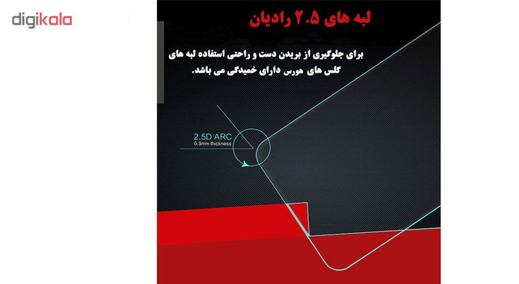 محافظ صفحه نمایش هورس مدل UCC مناسب برای گوشی موبایل اپل iPhone 5 / 5S / SE