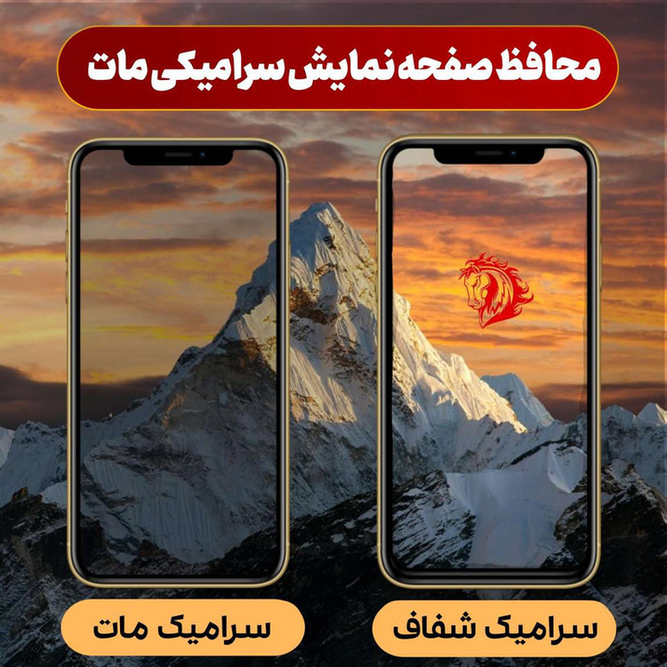 محافظ صفحه نمایش سرامیکی مات هورس مدل MCERAMHORS مناسب برای گوشی موبایل شیائومی Mi 10i 5G