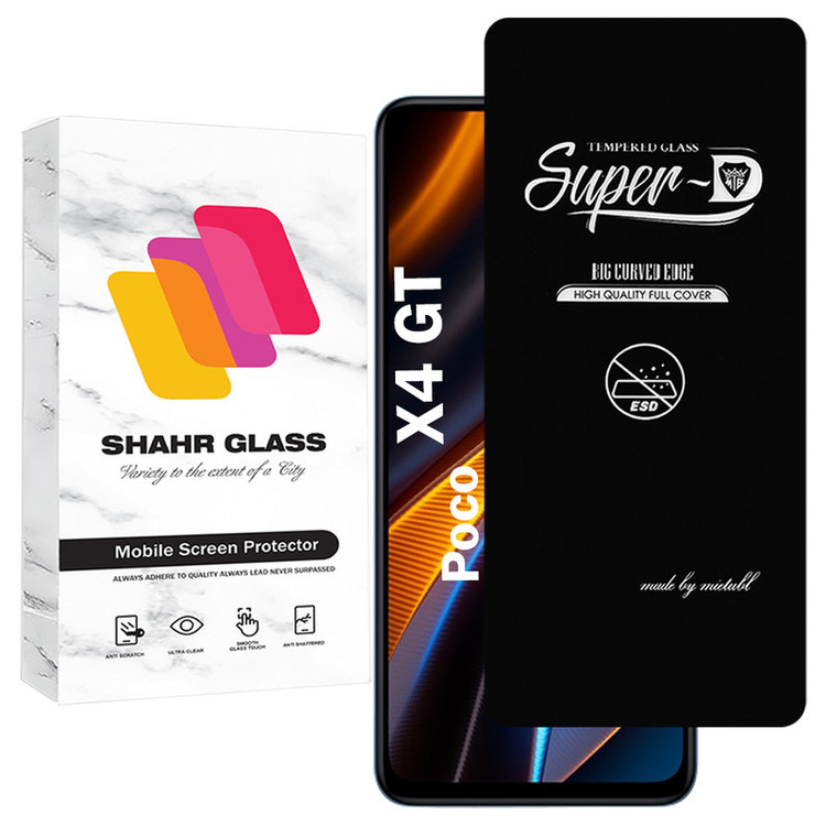 محافظ صفحه نمایش شهر گلس مدل SUPERDNSH مناسب برای گوشی موبایل شیائومی Poco X4 GT