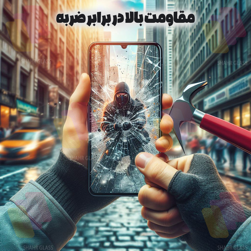 محافظ صفحه نمایش شهر گلس مدل NDUS مناسب برای گوشی موبایل سامسونگ Galaxy A12
