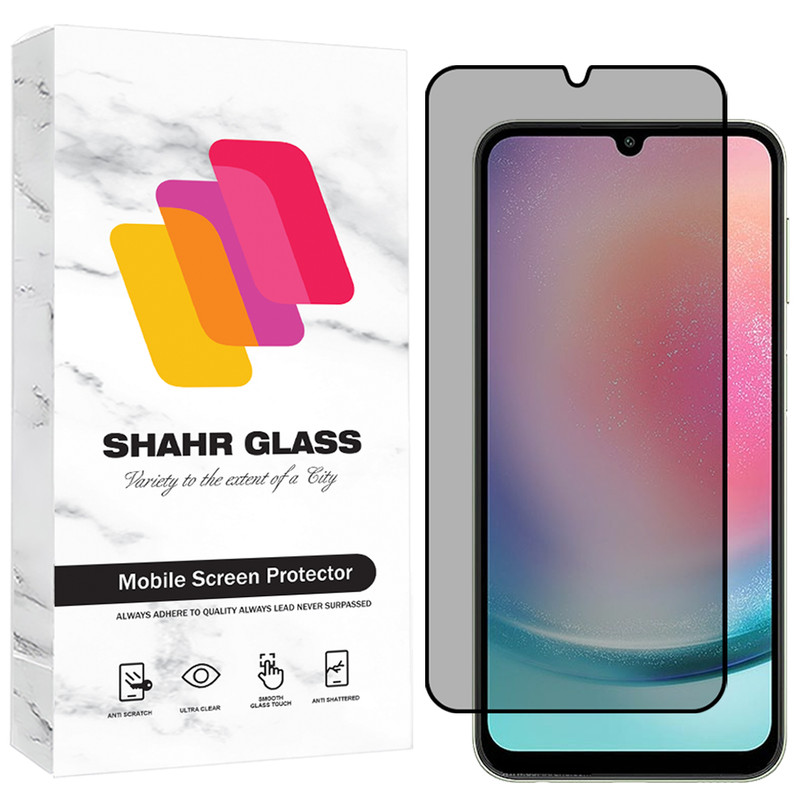 محافظ صفحه نمایش حریم شخصی شهر گلس مدل PRIS30 مناسب برای گوشی موبایل سامسونگ Galaxy A24 4G/ M34 5G / A15 4G / A15 5G / A25 5G / F15 5G / M15 5G