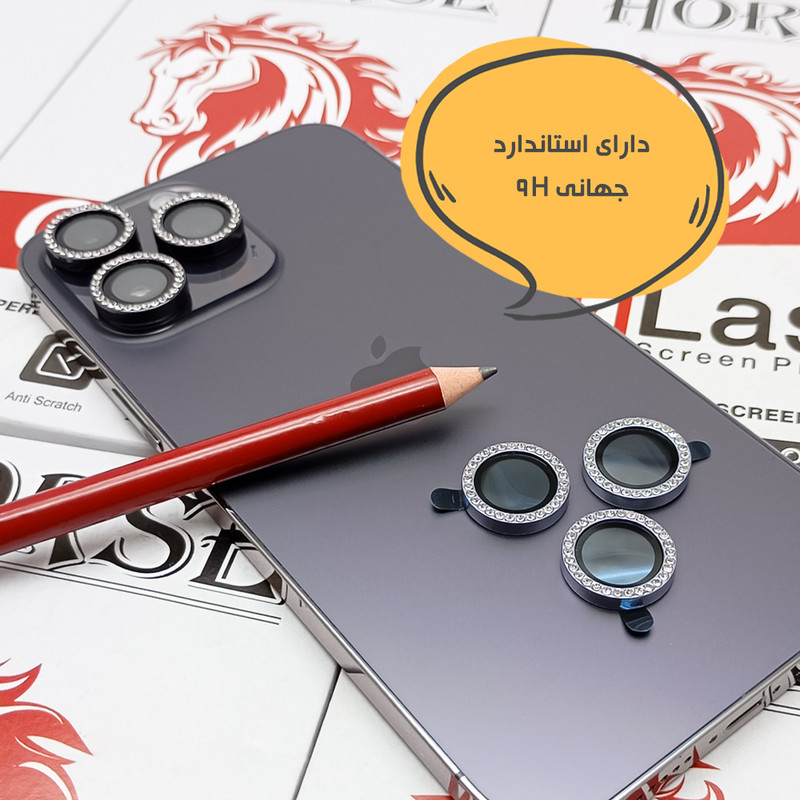 محافظ لنز دوربین شیشهای هورس مدل NRIH20 مناسب برای گوشی موبایل شیائومی Poco X5 Pro 5G