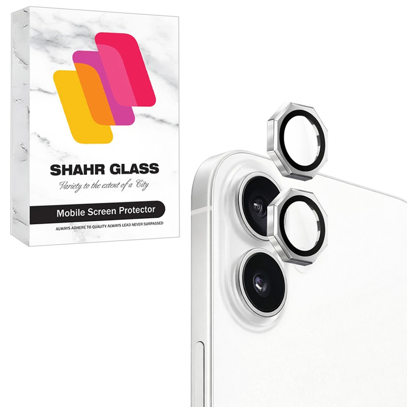 محافظ لنز دوربین شیشه‌ای شهر گلس مدل R8ZS مناسب برای گوشی موبایل اپل iPhone 16