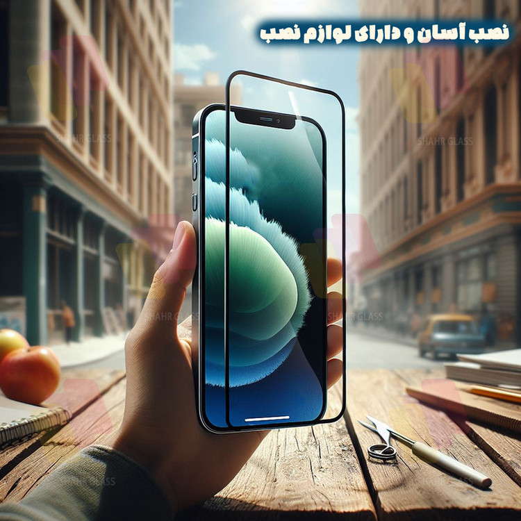 محافظ صفحه نمایش شهر گلس مدل CRS20 مناسب برای گوشی موبایل ریلمی Realme 12 Plus / شیائومی Redmi Note 10 Pro