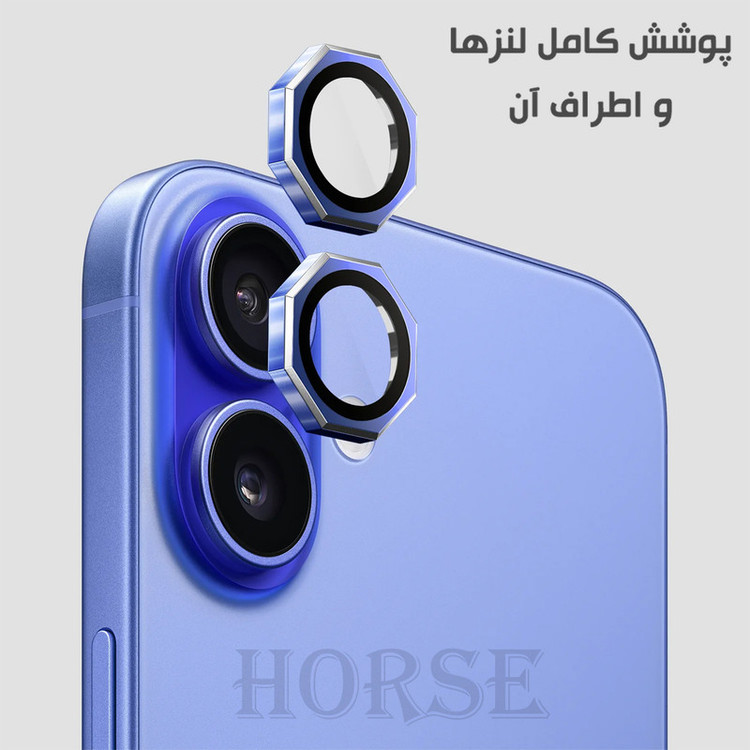 محافظ لنز دوربین شیشهای هورس مدل R8ZH مناسب برای گوشی موبایل اپل iPhone 11 Pro Max
