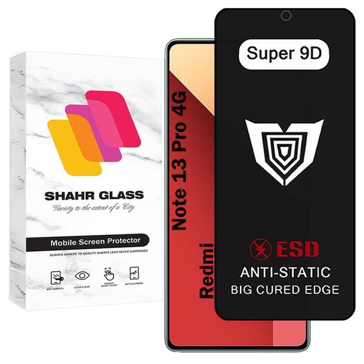 محافظ صفحه نمایش شهر گلس مدل SUP9DB مناسب برای گوشی موبایل شیائومی Redmi Note 13 Pro 4G