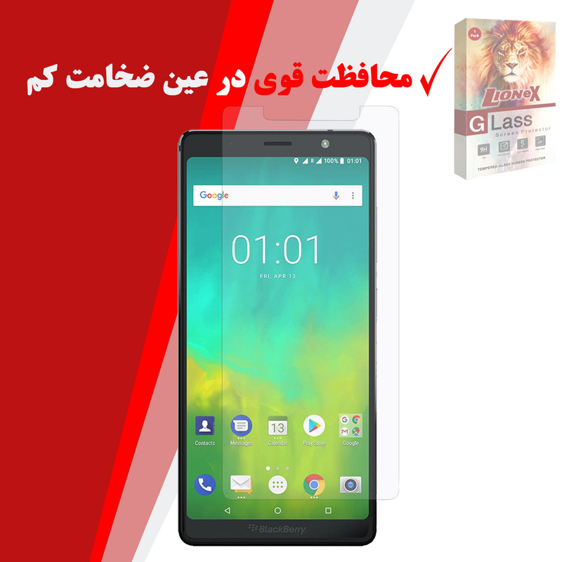 محافظ صفحه نمایش لایونکس مدل UPS مناسب برای گوشی موبایل بلک بری Evolve
