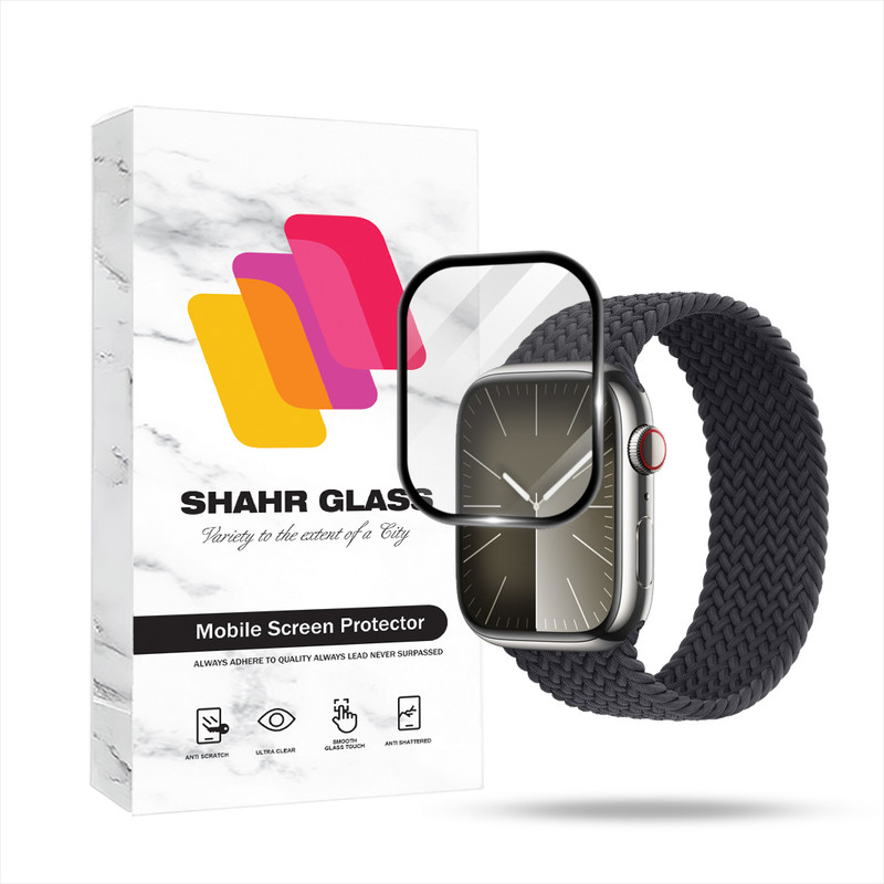 محافظ صفحه نمایش شهر گلس مدل PMMWSH مناسب برای ساعت هوشمند اپل واچ Series 9 / Series 9 Aluminum 45 mm