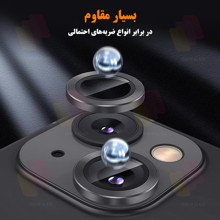 محافظ لنز دوربین شیشهای شهر گلس مدل RINS20 مناسب برای گوشی موبایل شیائومی Redmi Note 15 4G