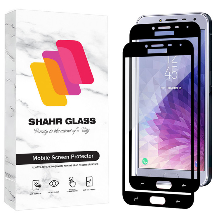 محافظ صفحه نمایش شهر گلس مدل FUL2 مناسب برای گوشی موبایل سامسونگ Galaxy J4 2018 / J400 بسته دو عددی
