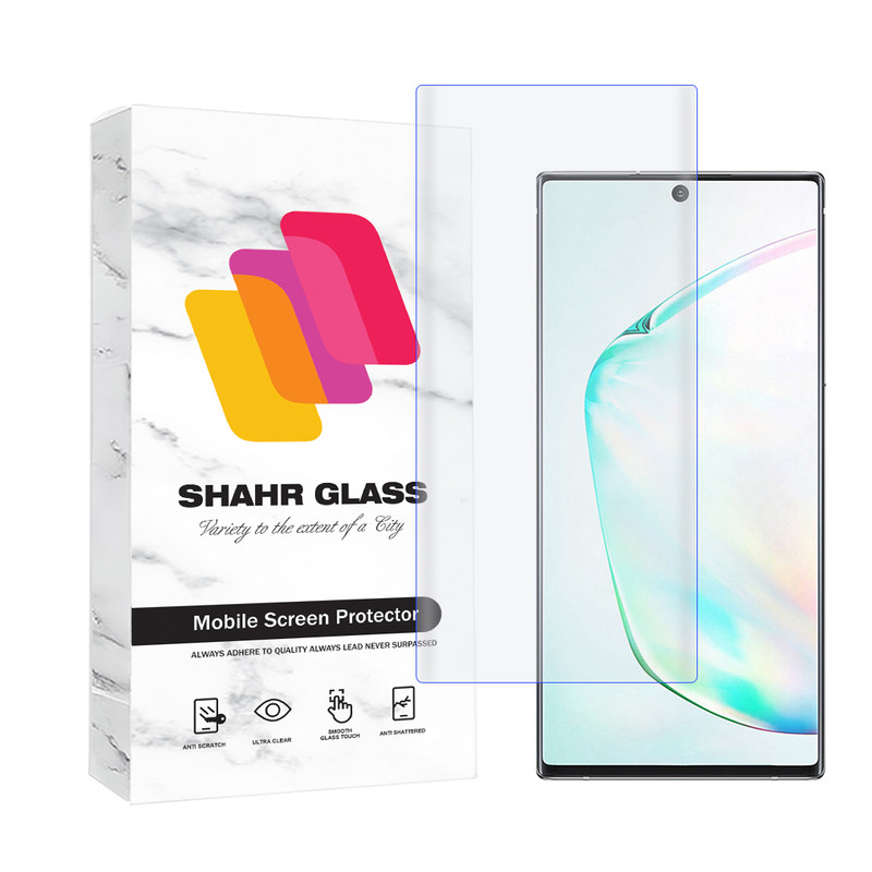 محافظ صفحه نمایش یووی شهر گلس مدل UVLIGHTSH مناسب برای گوشی موبایل سامسونگ Galaxy Note 10 4G / Galaxy Note 10 5G