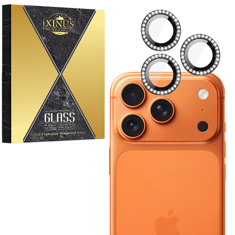 محافظ لنز دوربین ژینوس مدل RINX مناسب برای گوشی موبایل اپل iPhone 17 Pro Max