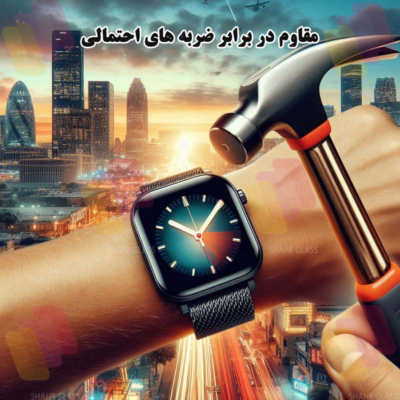 محافظ صفحه نمایش شهر گلس مدل SIMWATCHSH مناسب برای اپل واچ Watch Ultra 2 / Watch Ultra
