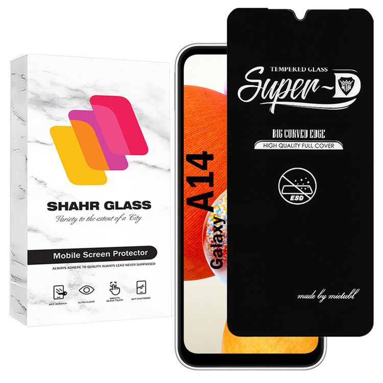 محافظ صفحه نمایش شهر گلس مدل SUPERDNSH مناسب برای گوشی موبایل سامسونگ Galaxy A14 4G