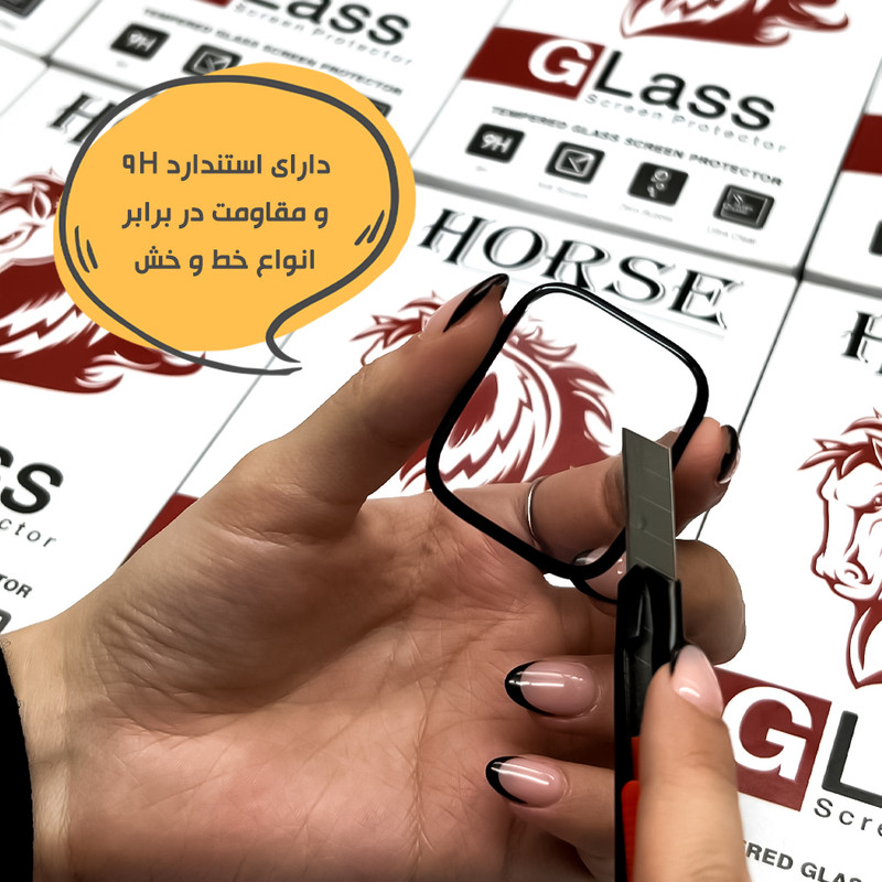 محافظ صفحه نمایش هورس مدل PMMWH مناسب برای ساعت هوشمند اپل واچ Series 10 46 mm