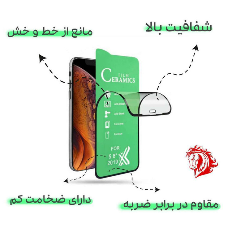 محافظ صفحه نمایش سرامیکی هورس مدل CERAMHORS مناسب برای گوشی موبایل شیائومی Redmi Note 10 5G