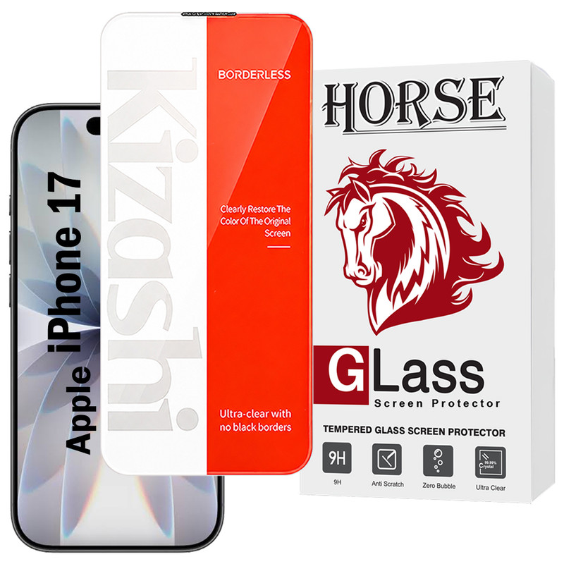 محافظ صفحه نمایش هورس مدل KIZNOSTH مناسب برای گوشی موبایل اپل iPhone 17