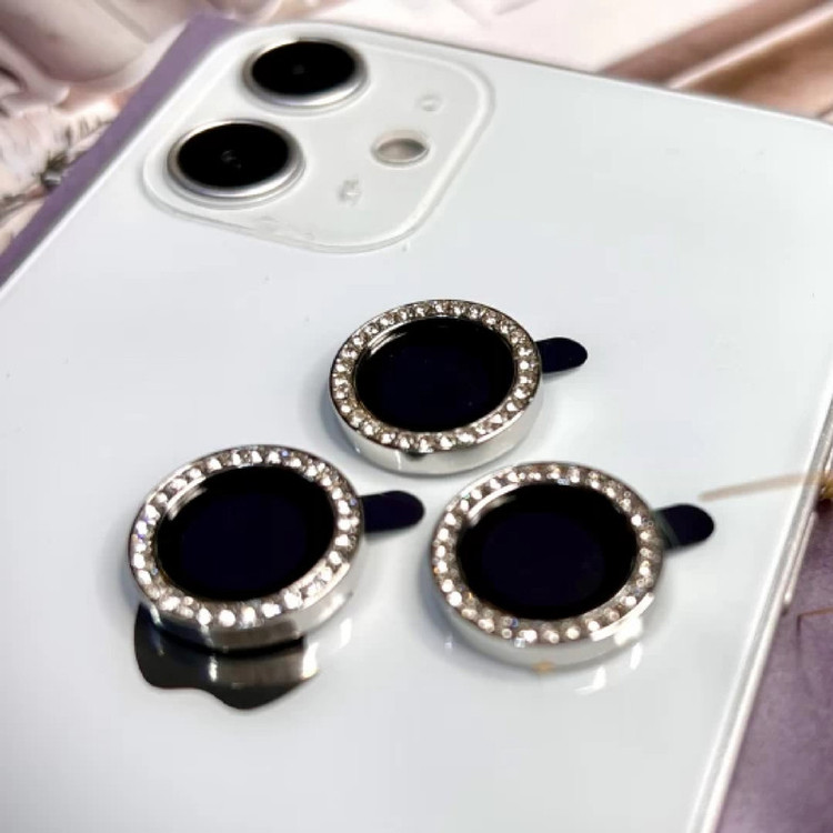 محافظ لنز دوربین شهر گلس مدل DIAMOND مناسب برای گوشی موبایل اپل iPhone 11