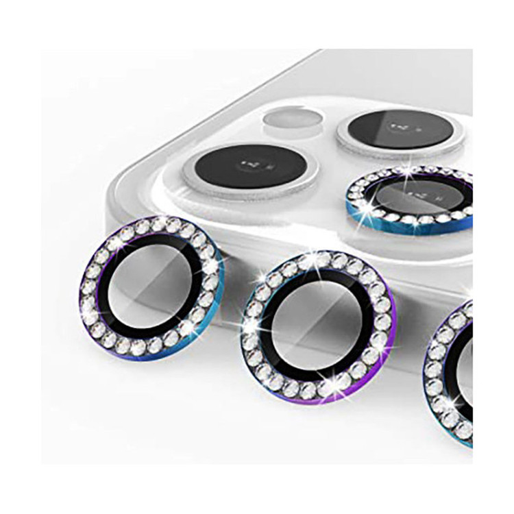 محافظ لنز دوربین شهر گلس مدل DIAMOND مناسب برای گوشی موبایل اپل iPhone 11
