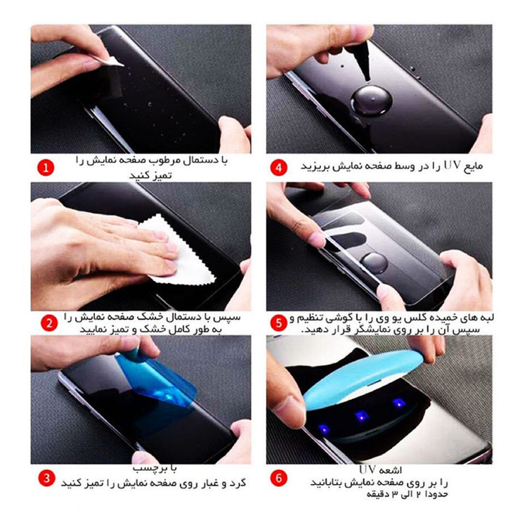 محافظ صفحه نمایش یووی لایت هورس مدل UVL-H مناسب برای گوشی موبایل شیائومی 12