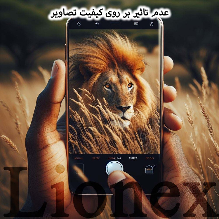 محافظ لنز دوربین لایونکس مدل 3DLNZSLLI مناسب برای گوشی موبایل اپل iPhone 12 Pro Max