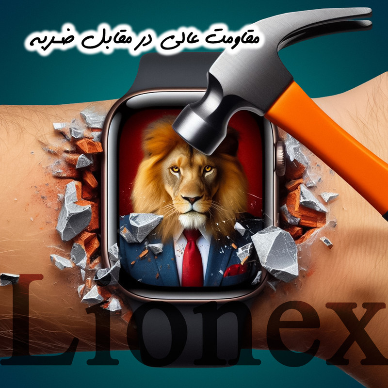 محافظ صفحه نمایش لایونکس مدل LWPM مناسب برای اپل واچ 46mm سری Watch Series 11