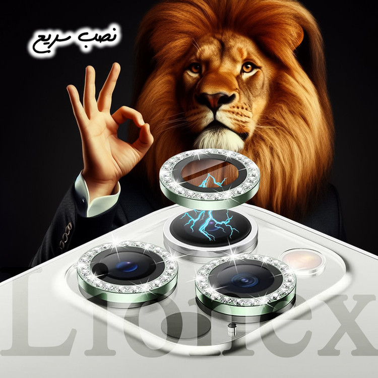 محافظ لنز دوربین لایونکس مدل RNGLNLI مناسب برای گوشی موبایل شیائومی Poco X5 Pro