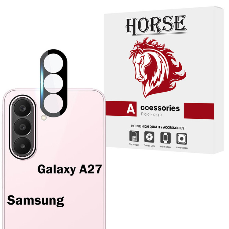 محافظ لنز دوربین شیشهای هورس مدل LFUH20 مناسب برای گوشی موبایل سامسونگ Galaxy A27