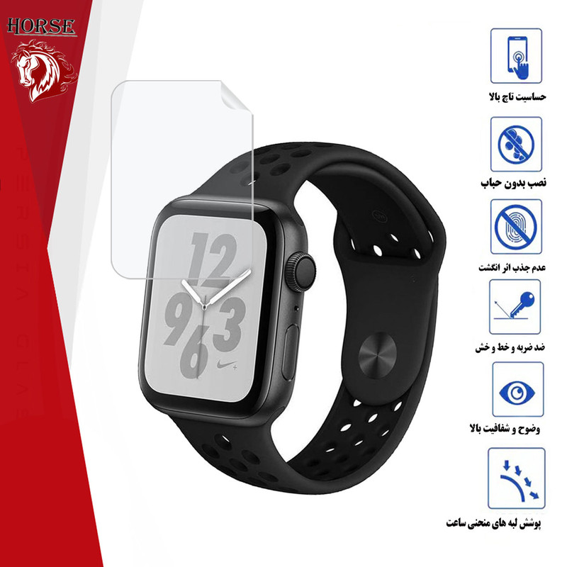 محافظ صفحه نمایش نانو هورس مدل MTBWH مناسب برای اپل واچ Series 6 40 mm
