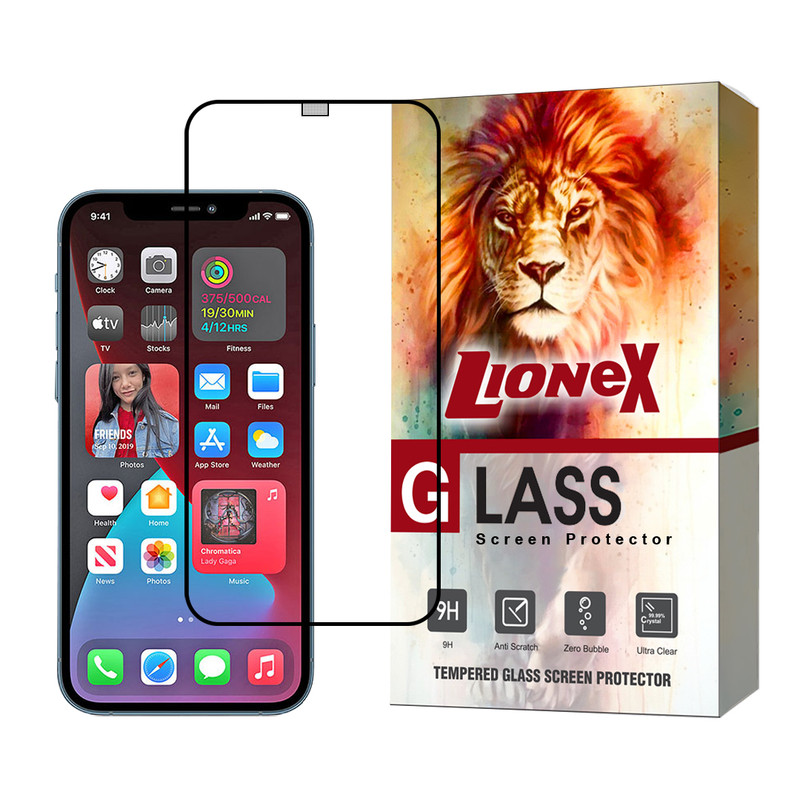 محافظ صفحه نمایش لایونکس مدل DSUPERL مناسب برای گوشی موبایل اپل iPhone 12 Pro Max